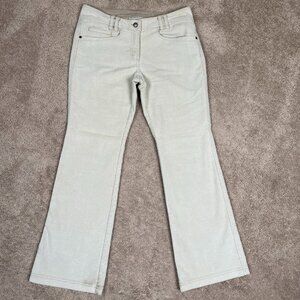 ExOfficio Pants Womens 8 Beige Corduroy Boot Cut Hiking Cabin Camp Stretch Y2K